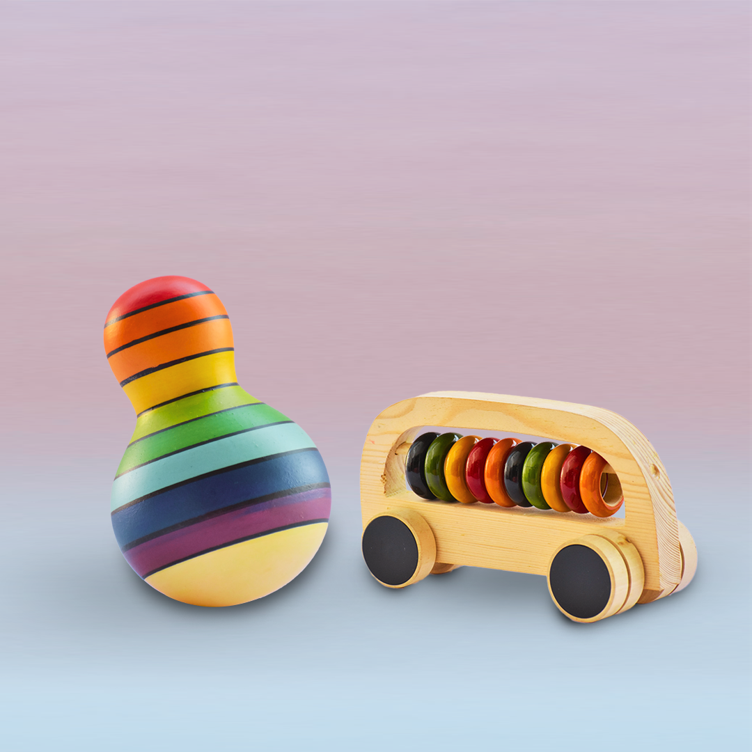 Wheels on the bus and Rainbow rolly poly