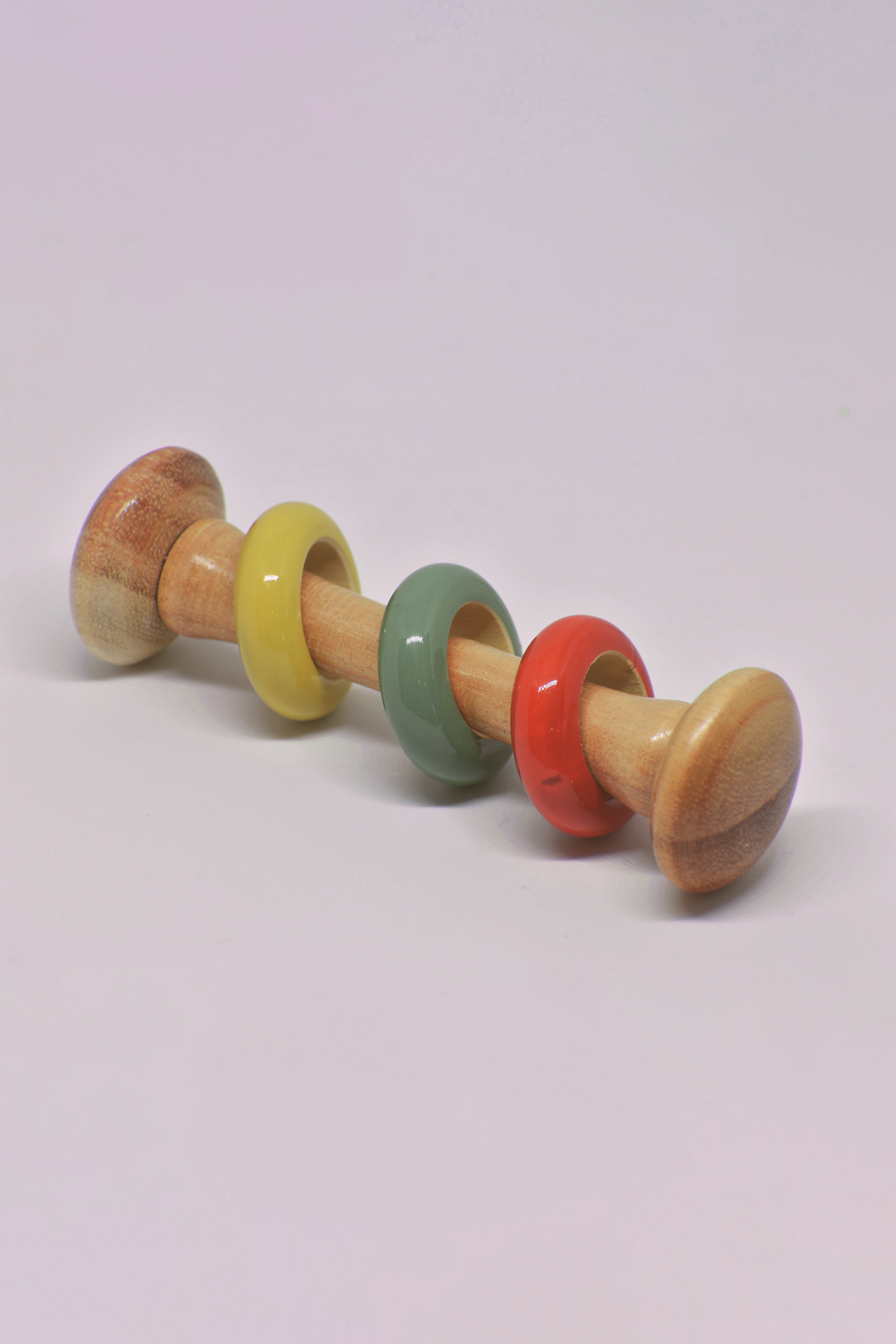 Dum-roo ring rattle and Dum-bell ring rattle