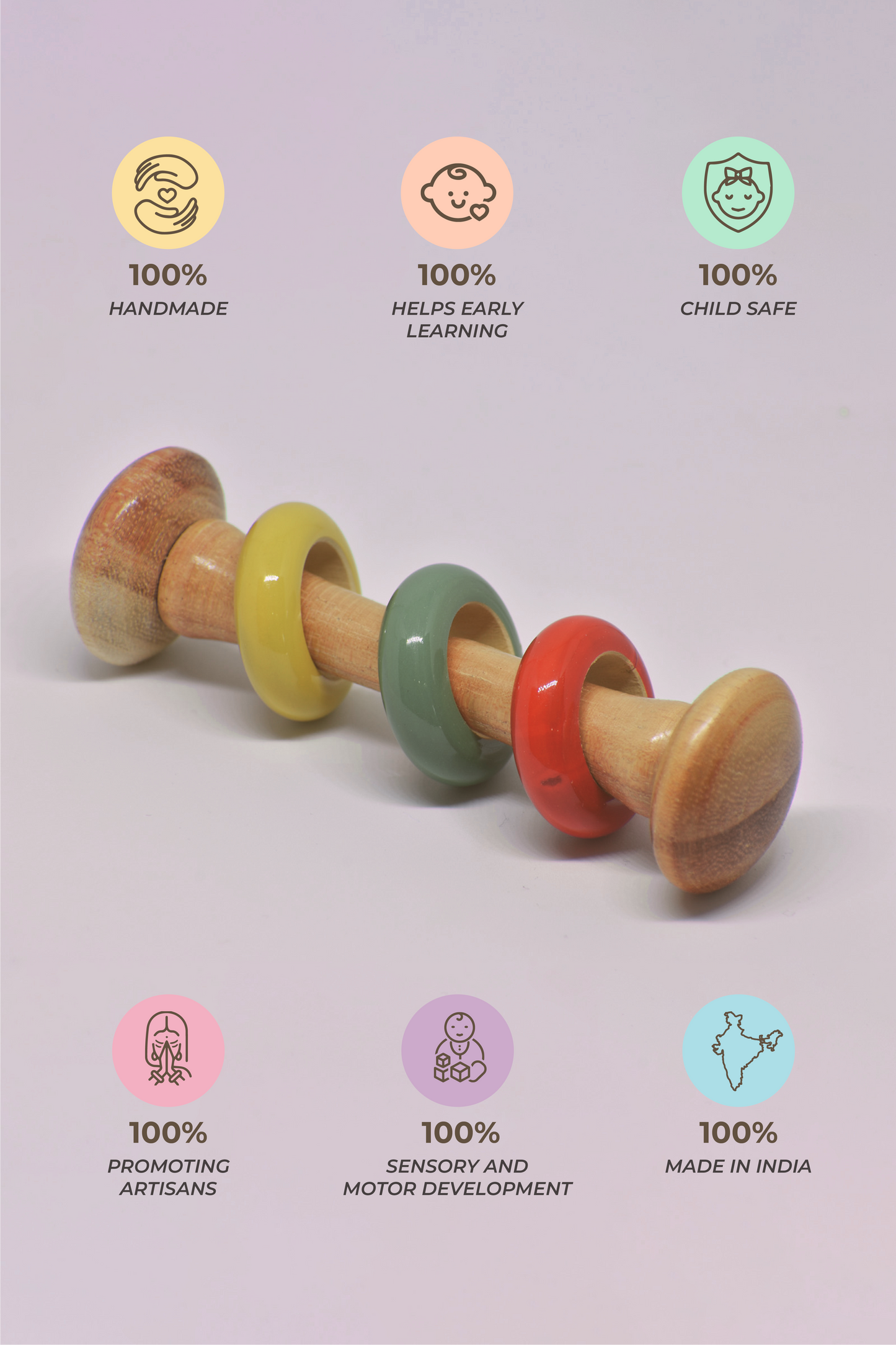 Dum-bell Ring Rattle