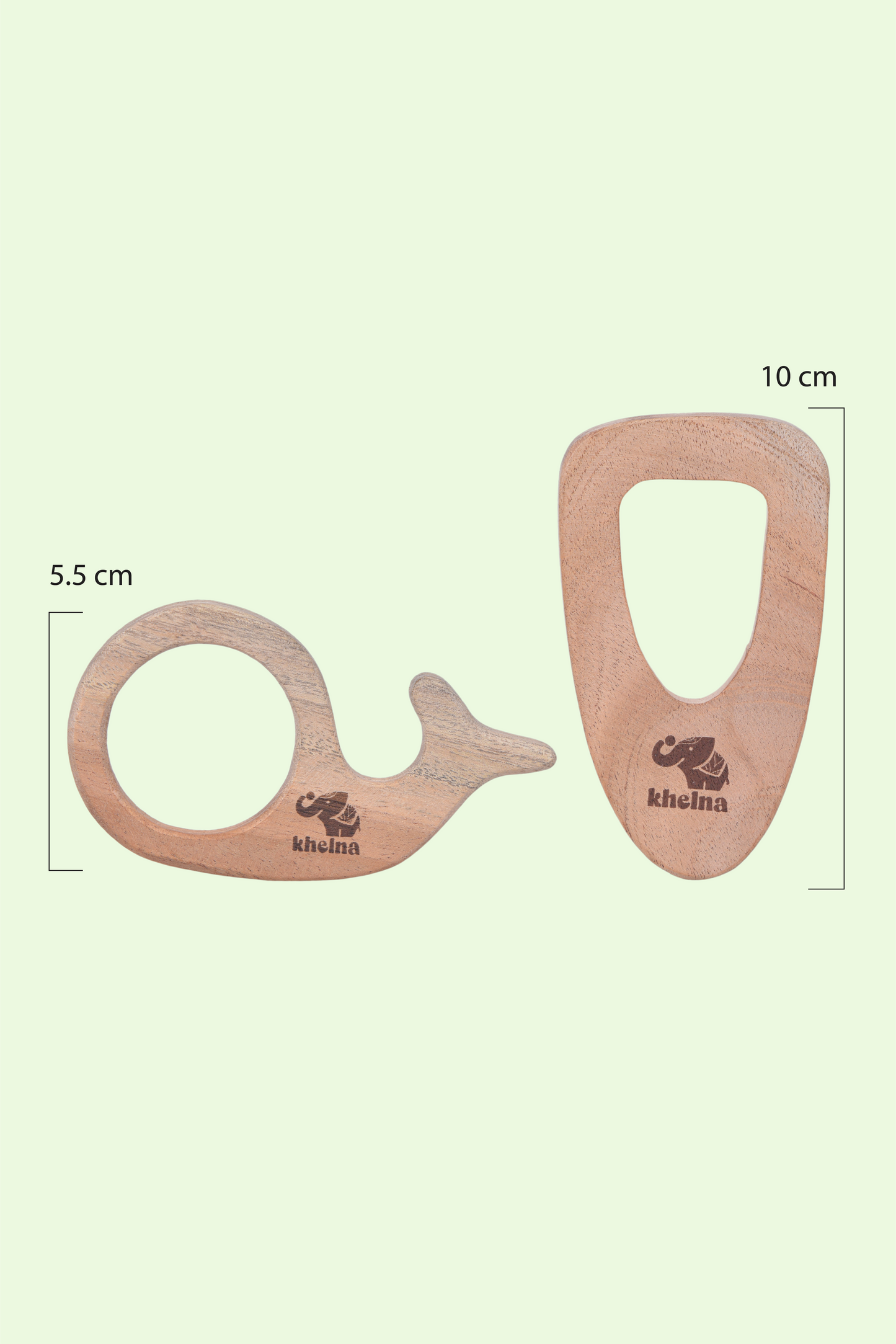 Dolphine and Dum-roo ring rattle