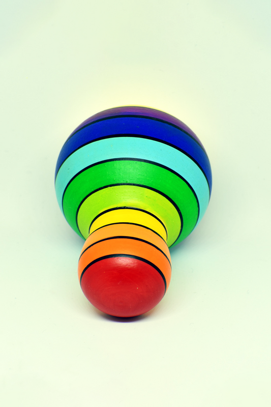 Ball roll jhunjhuna and Rainbow rolly poly