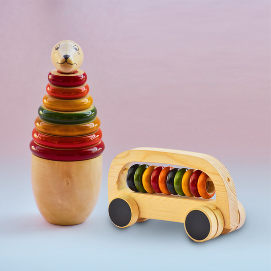 Looby loo kangaroo stacker and Wheels on the bus