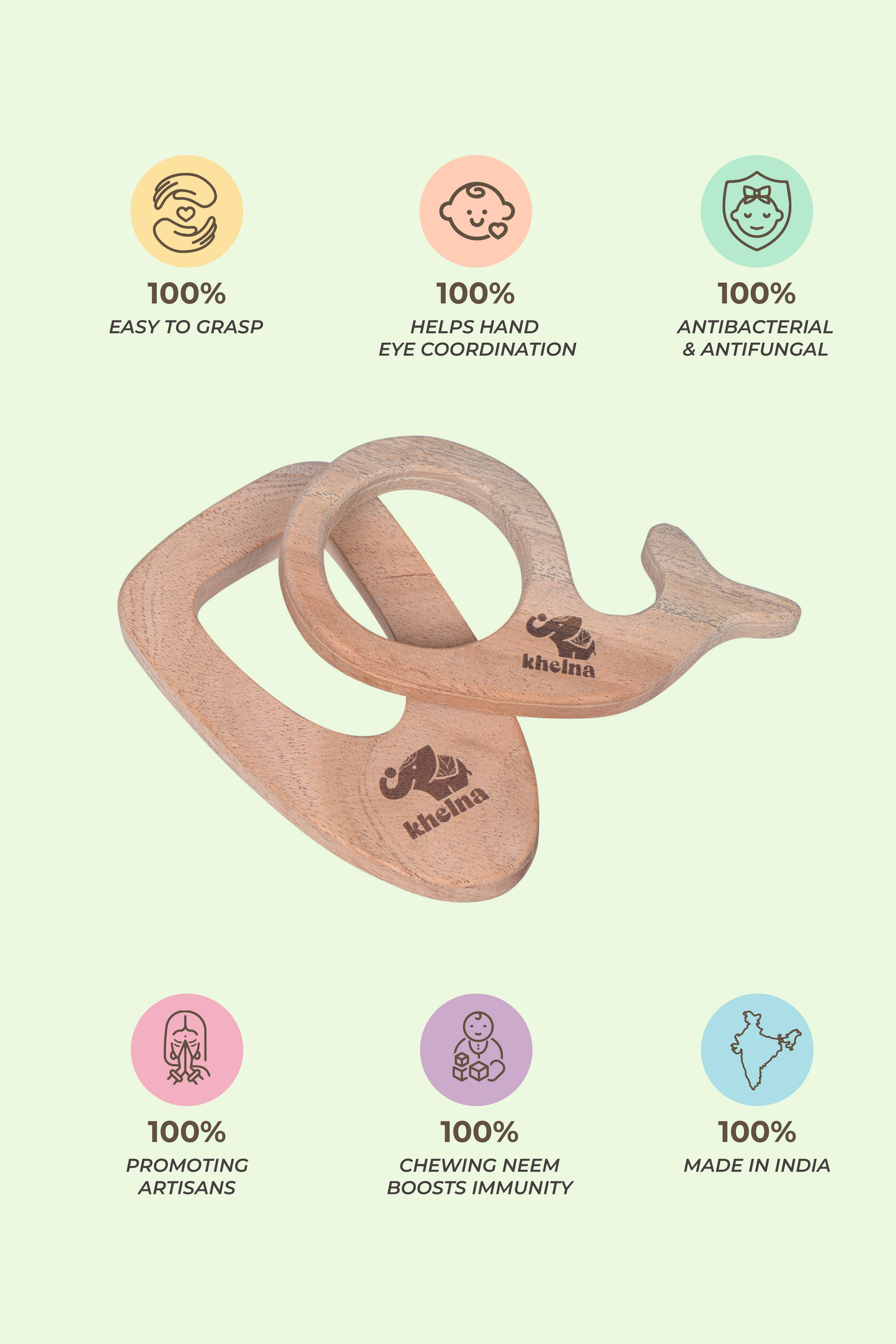 Dolphine & Triangle teether